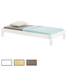 Futonbett Holzbett Einzelbett Doppelbett Jugendbett Gestell versch. Farben