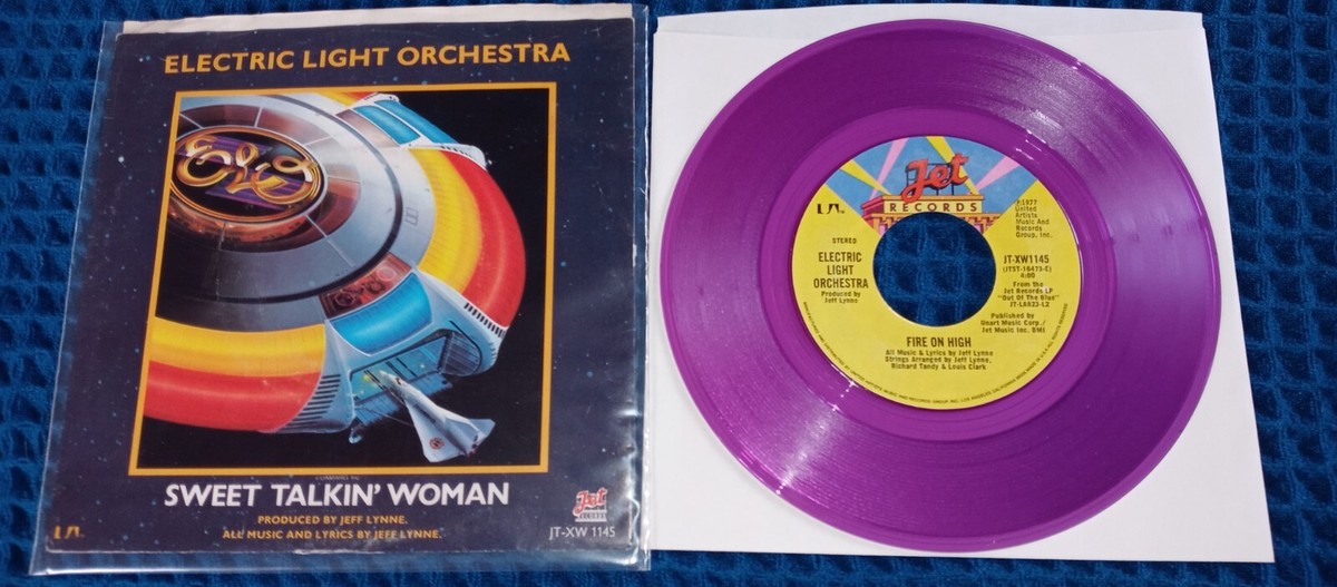 D.L./(ITS THE)MUSIC シールド Rare,Electric Light Orchestra,PURPLE COLORED,Sweet Talkin' Woman