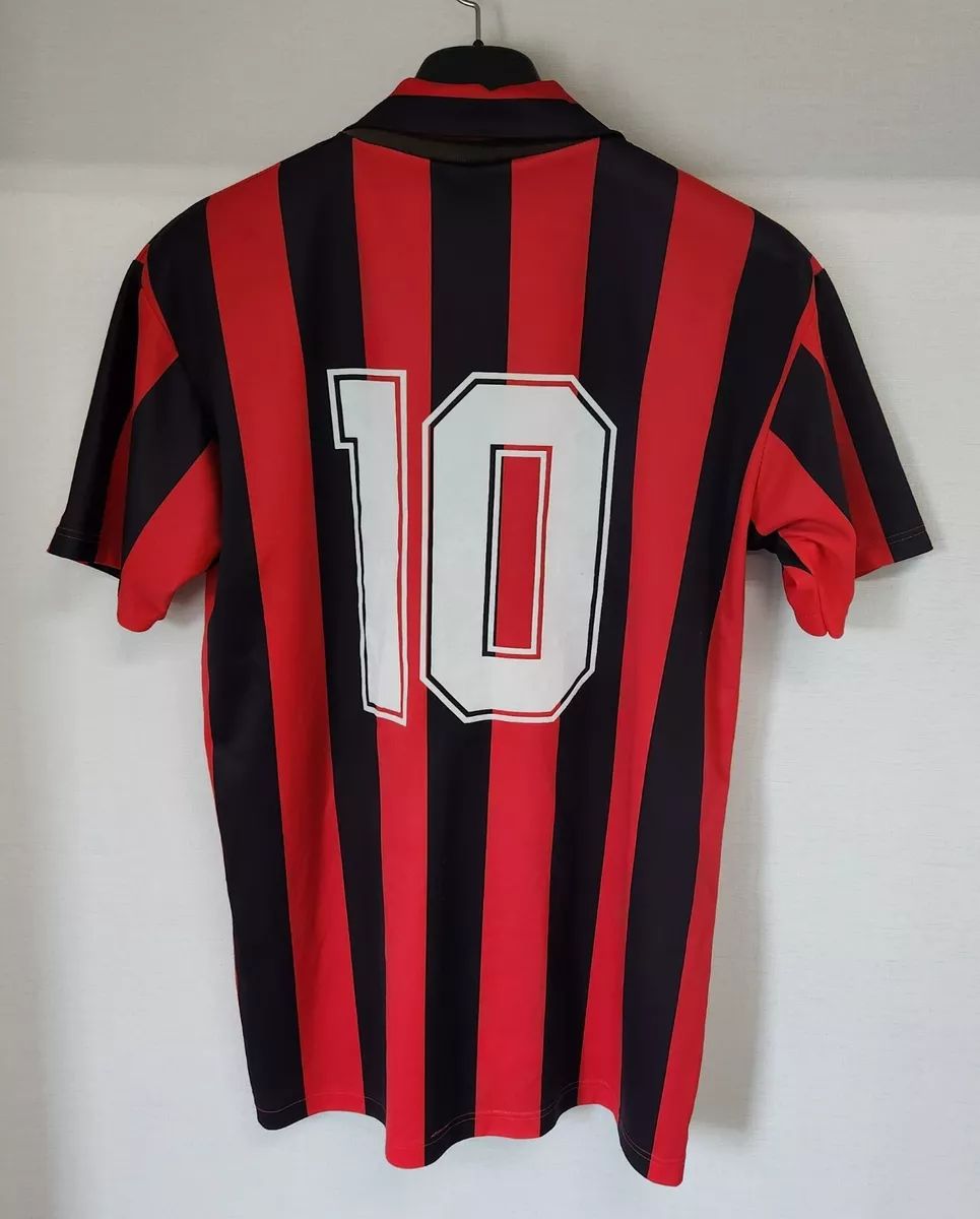 1992-93 AC milan Home S/S No.10 Dejan Savicevic Serie A 92-93 jersey shirt  sz M