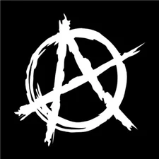 Traditional Anarchy Symbol Vinyl Decal Sticker