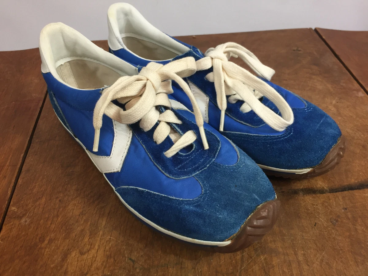 Vintage 70s 80s Converse Running Shoes Athletic Sport Sz 4 Waffle Trainer Track