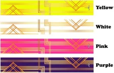 White Water Archery Art Deco Geometric 2 Arrow Wraps 15 Pc Pack Choose Sizes