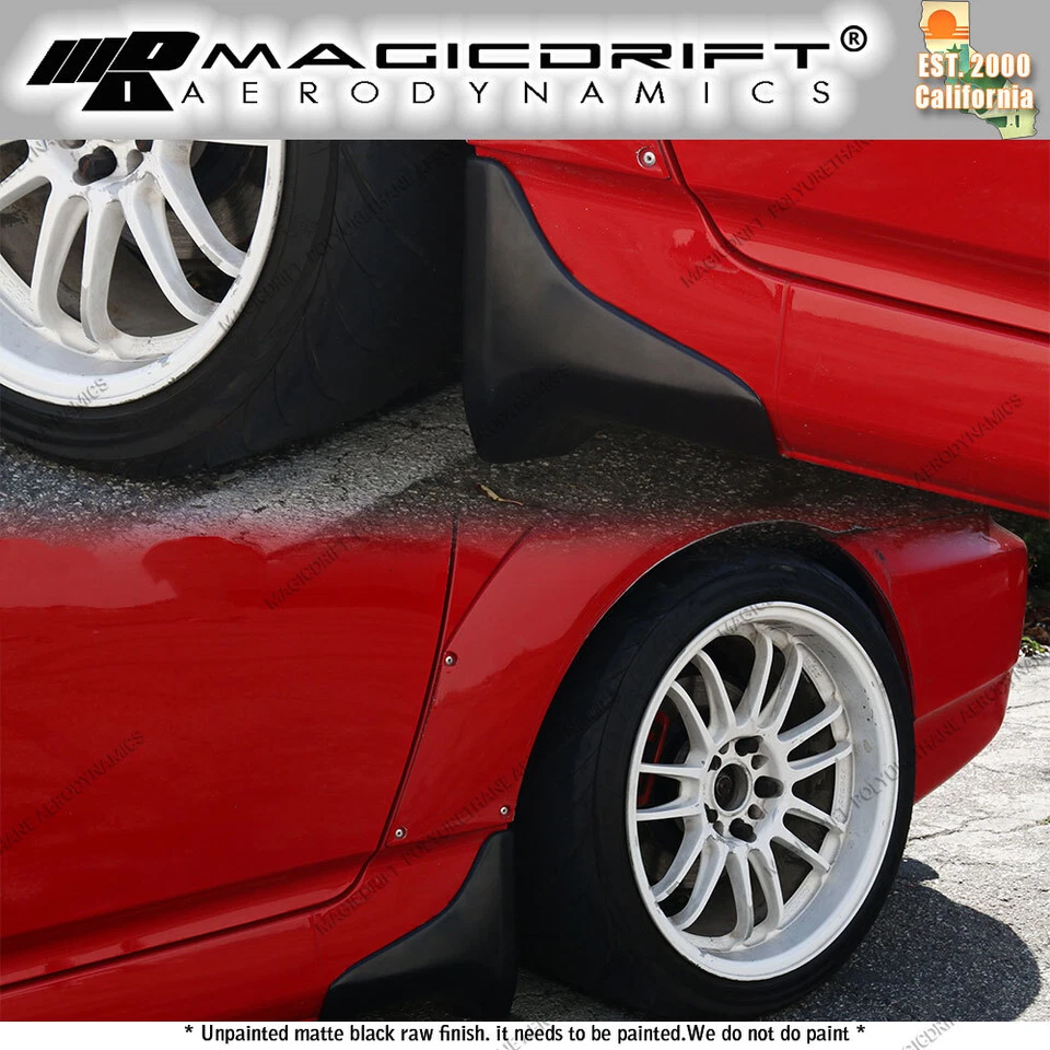 For 00-03 HONDA S2000 S2K AP1 JDM OE STYLE SIDE SKIRTS SILL STRAKES SPLASH GUARD - Image 4 of 4