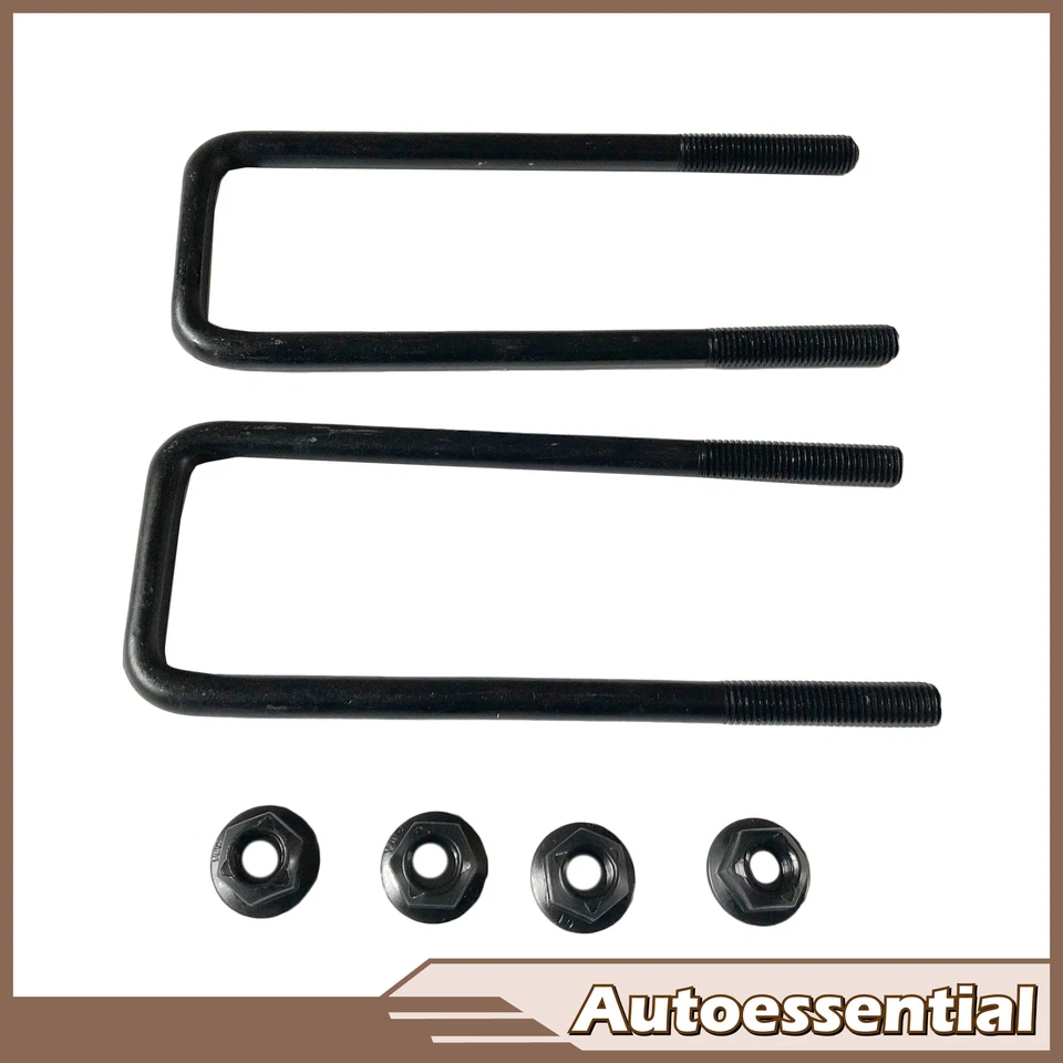 Kit de pernos en U de resorte de hoja negra traseros para Chevrolet Suburban 2500 2000-2013 Foto 4 de 4