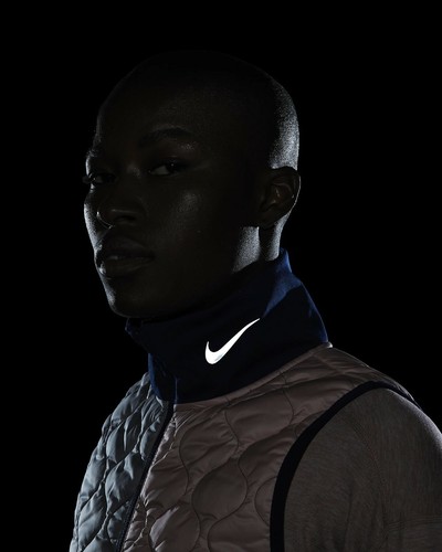 Nike Aerolayer Women’s Running Vest BV3869-697 Void/Atmosphere Grey-Size Small - Picture 11 of 12