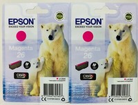Epson T2613 Original Magenta XP-510/XP-520/XP-600 /XP-605/XP-610/XP615 (X 2