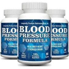 [3-Bottle Value Pack] Longevity Blood Pressure Formula [90 tablets]