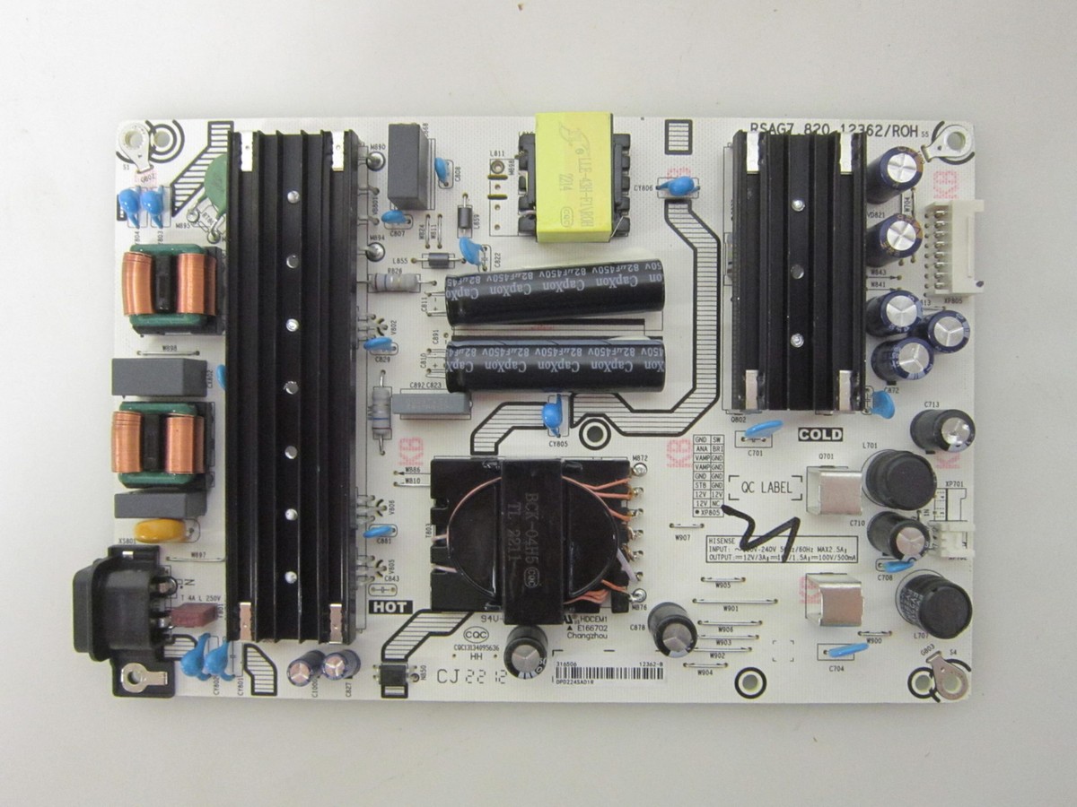 Hisense 65V型 液晶 テレビ 65A6H基盤セット Hisense 65A6H Power Board 316506 | eBay