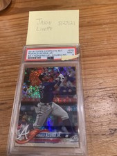 2018 Topps Foilboard Complete Set Ronald Acuna Jr #698.  PSA 9, POP 5!!