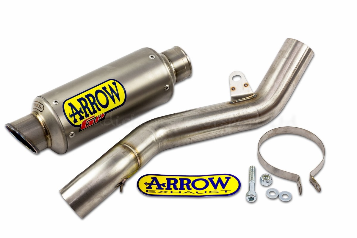 Kawasaki ZX6R Full Titanium Exhaust Silencer Arrow GP2