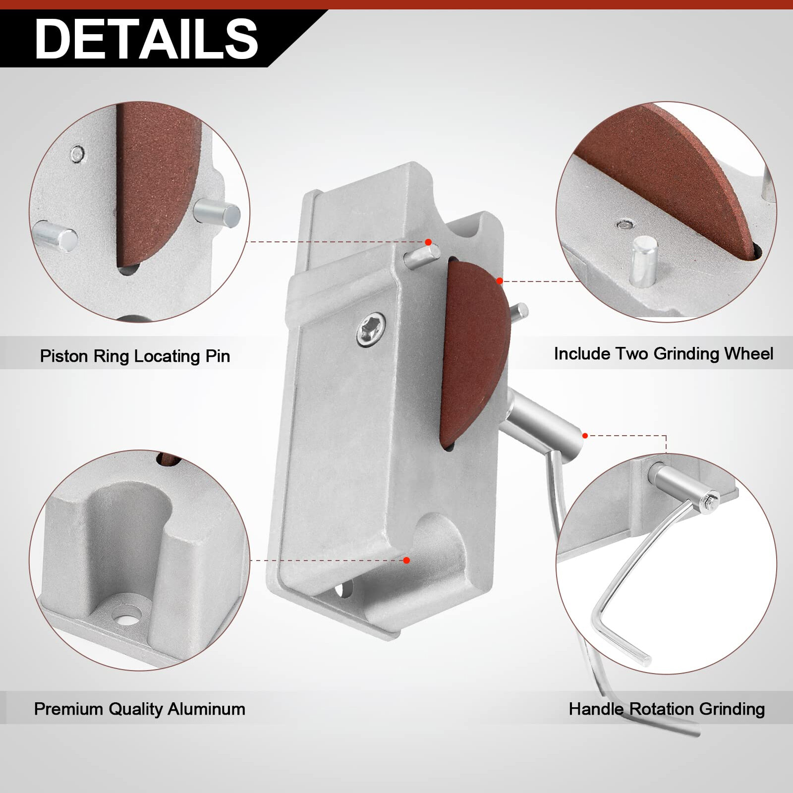 66785 Proform Manual Piston Ring End Gap Filer Grinder Tool Grinding