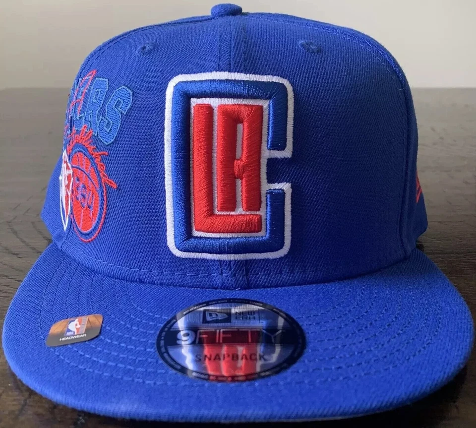 Los Angeles Clippers New Era Espalda Media 9FIFTY Snapback Gorra Gorra Para Hombre NBA LAC Nueva Foto 2 de 4