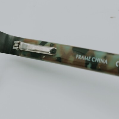 Converse Q110 Black Authentic Eyeglasses 55-17-140 Converse Eyeglasses Frames Q110 MATTE GUNMETAL Square Half  main image 2