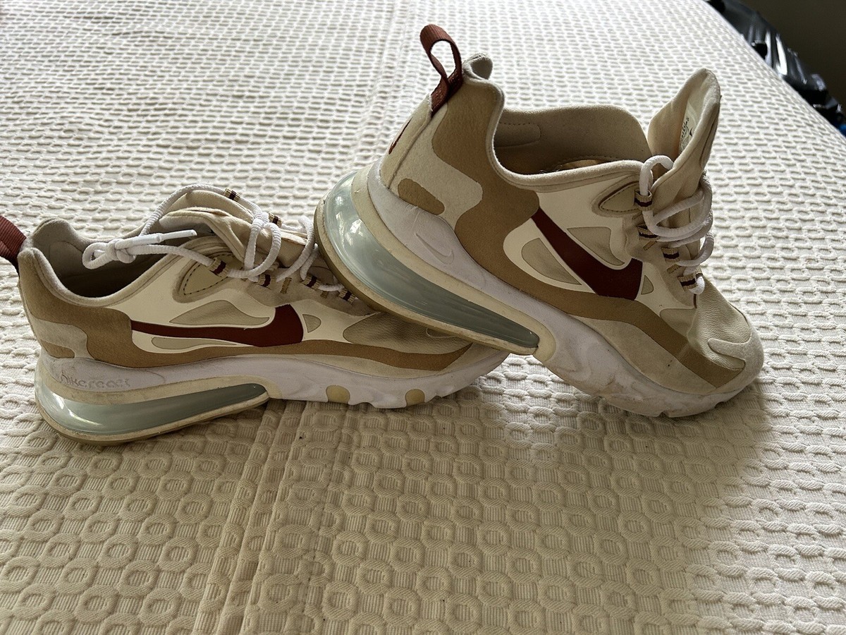 nike air max 270 react women's team gold