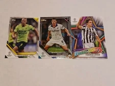 2022 Topps UEFA Champions League Singles base, holo ball, and inserts