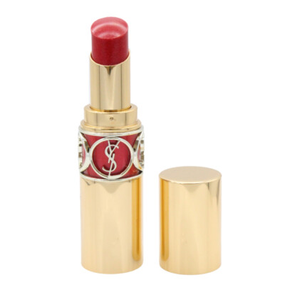 YSL Red Lipstick Rouge Volupte Shine 105 Rouge Lulu Hydrating Shimmer