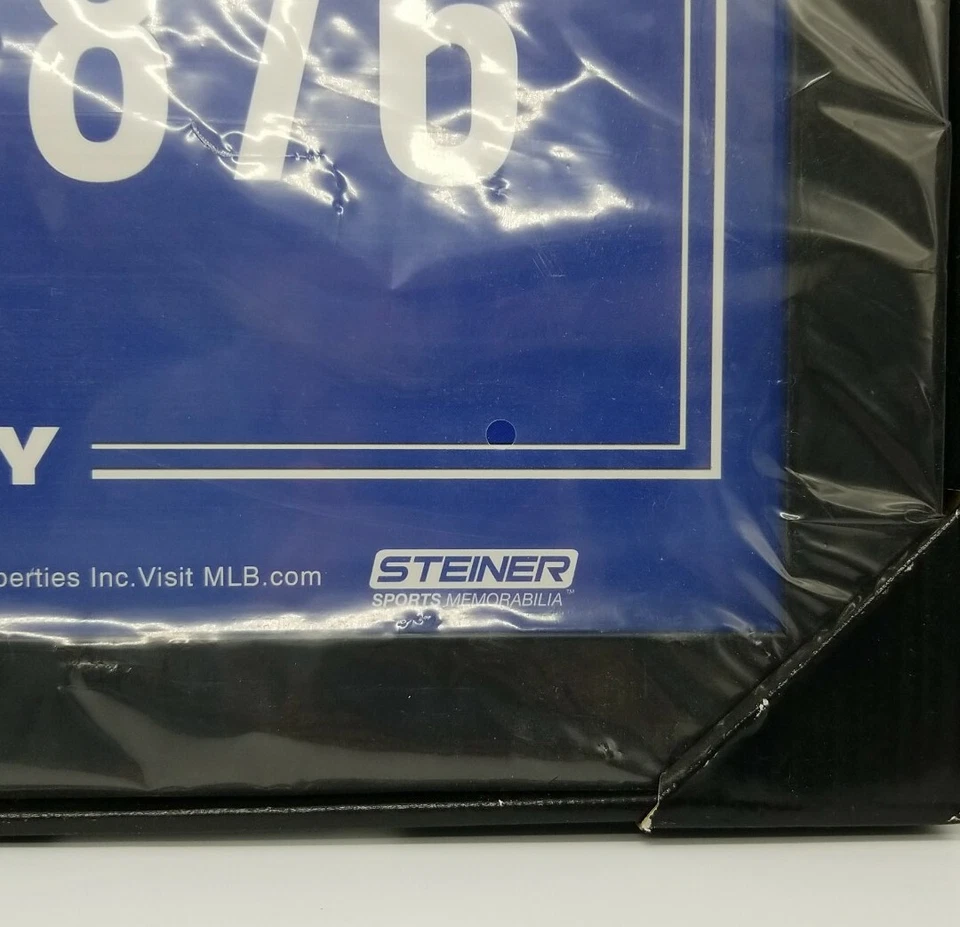 Chicago Cubs The Man Cave Est 1948 Steiner Sports Memorabila 10x20 Framed Art - Image 3 of 4