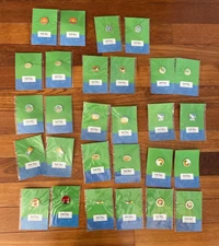 Lot of 28 (14 pairs) Bucket List Family Pin Pals Travel Pins Country Souvenirs