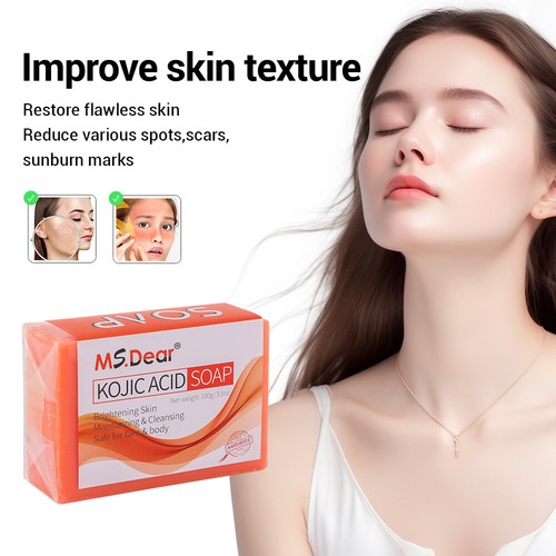 2X Kojic Acid Soap Remove Dark Spot Acne Skin Whitening Lightening for Face Body - Picture 6 of 13