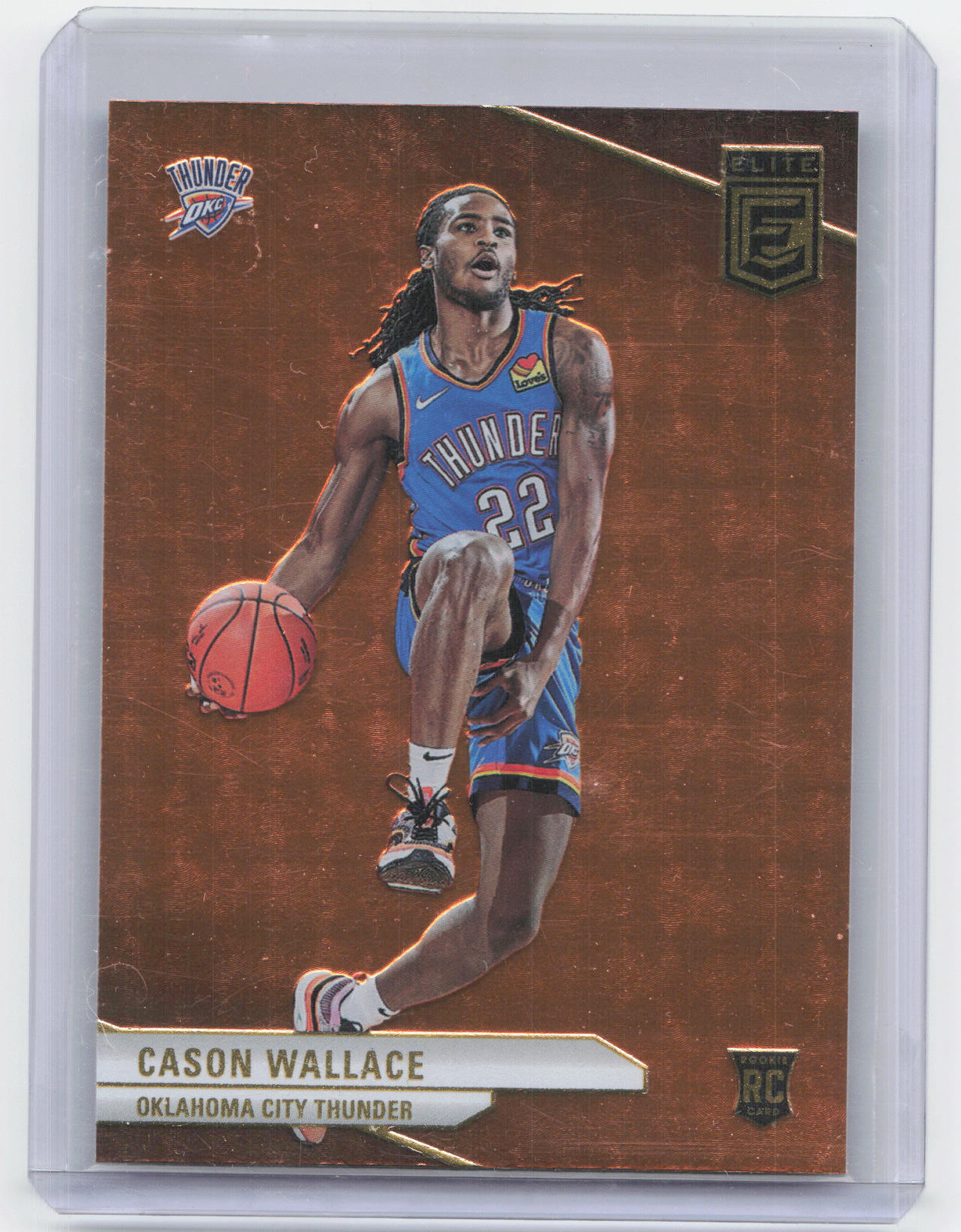 2023-24 Donruss Elite #219 Cason Wallace Orange RC