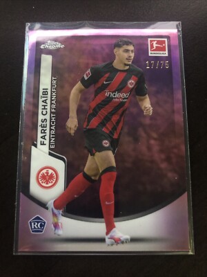 2023-24 Topps Chrome Bundesliga - Pink Refractor #28 Fares Chaibi /75 RC