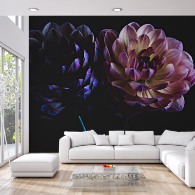 VLIES FOTOTAPETE Selbstklebend XXL Natur Zarte DALIE Blumen 5192