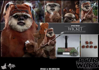 HotToys HT Star Wars Ewok Wicket MMS550 1/6 Scale Figure | eBay