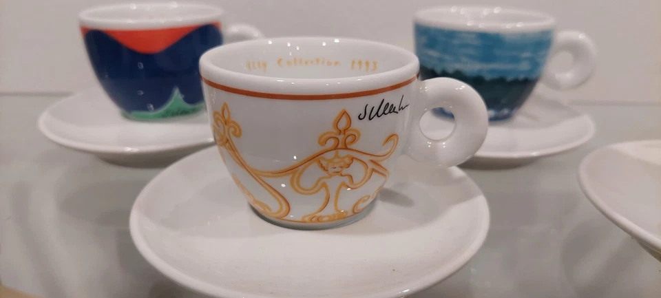 Juego de 4 Colección de Arte Firmada ILLY Prima Collezione - Simone Meentzen Foto 3 de 4