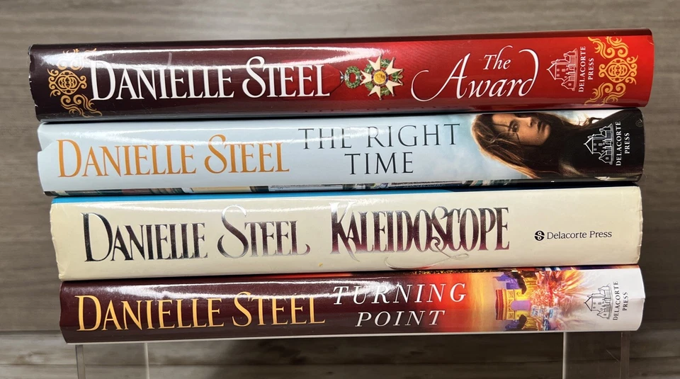 Lot 4 ~ Danielle Steel Hardcover w/DJ Books - The Award, Kaleidoscope, Etc. - Imagem 2 de 4