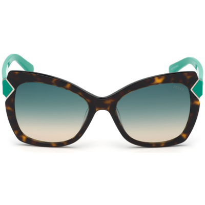 Emilio Pucci Aqua sunglasses Emilio Pucci EP102 89P Aqua Green Round Plastic Sunglasses  main image 2