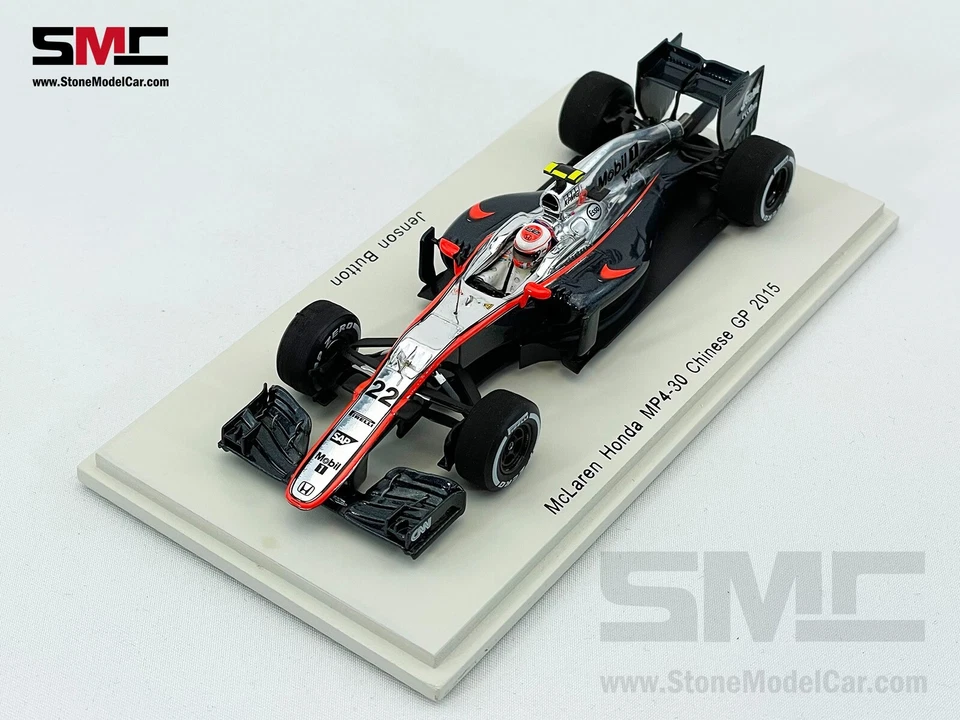 McLaren Honda F1 MP4-30 #22 Jenson Button Chinese GP 2015 1:43 Spark S4614 - Image 3 of 4