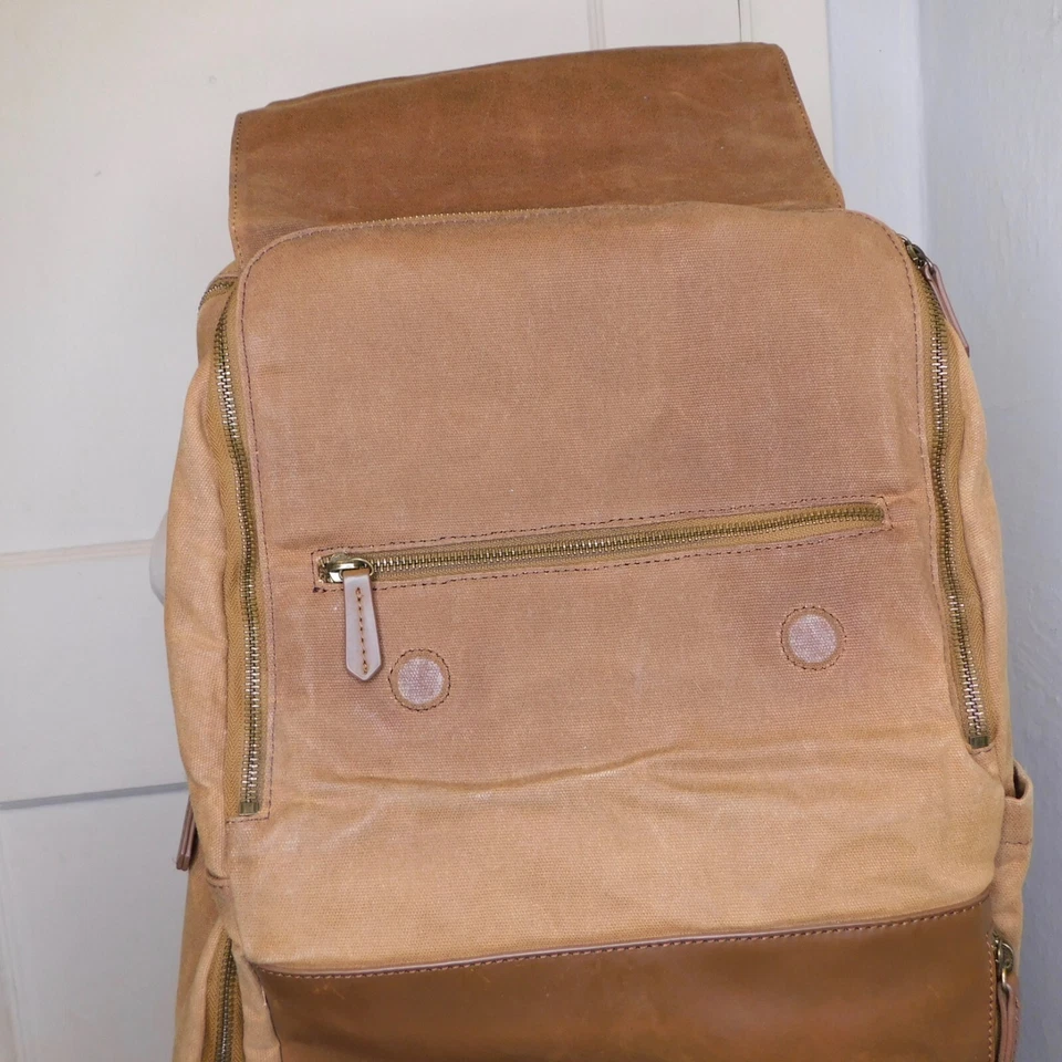 Atlas Supply Co Minimalista Joshua Tree Mochila Bolsa para Cámara Lona Marrón Foto 4 de 4