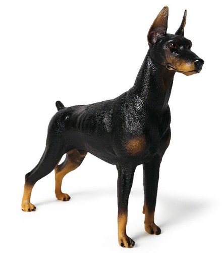 Figuras de acción Doberman a escala 1/6 perro 12" juguetes hobbie ejército soldado modelo - Imagen 2 de 10