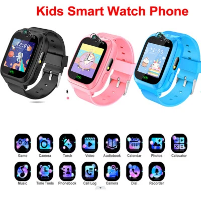 Kids Smart Watch Phone Call Camera Music Player Games ABC Learning Xmas Gift