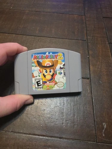 Nintendo 64 Mario Party 2 Game Cartridge, N64 Tested And Working