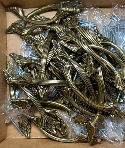 Amerock Drawer Pulls Cabinet Handles 3" #1330 Antique Brass Color Set of 34 - Picture 4 of 4