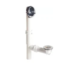 Sayco Chrome PVC Trip lever Bath Drain