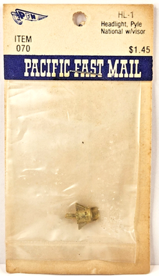 #ad #ad HO Scale Pacific Fast Mail #HL 1 Headlight Pyle National w Visor Item #070 $9.75