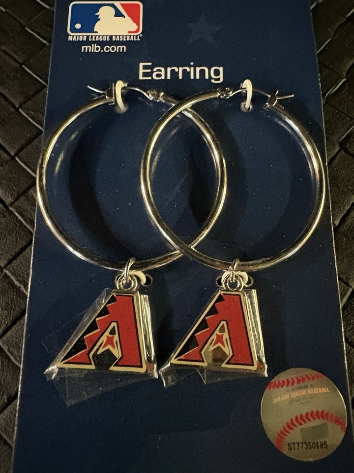New Lot Of 5 Pair Arizona Diamondbacks Earrings. MLB Officially Licensed. NWT - Image 3 of 4