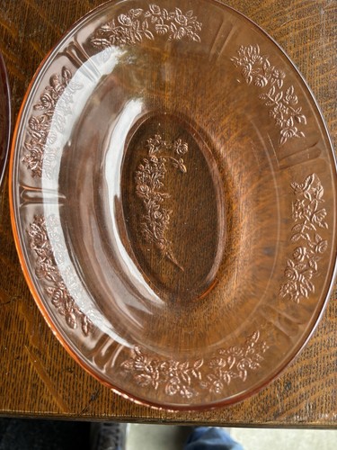 Great Pair Of 9 1/2 Inch Cabbage Rose Serving Bowls - Picture 2 of 5