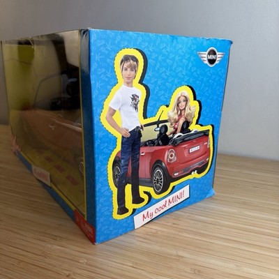 Mattel Barbie and Ken My Cool Red Mini Cooper Convertible W3157