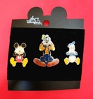Disney See No Evil Hear No Evil Speak No Evil Fab 3 Pin Set 2000 MINT NWT — photo 1