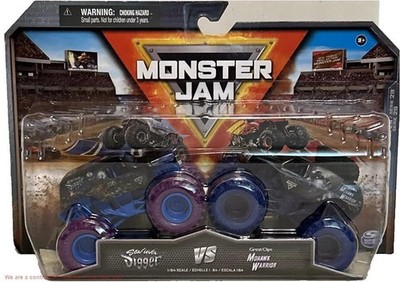 Monster Jam SON-UVA DIGGER VS MOHAWK WARRIOR 2pk - 1:64 Scale
