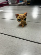 LPS Littlest Pet Shop Glitter Shorthair Cat #2118 Poor Condition