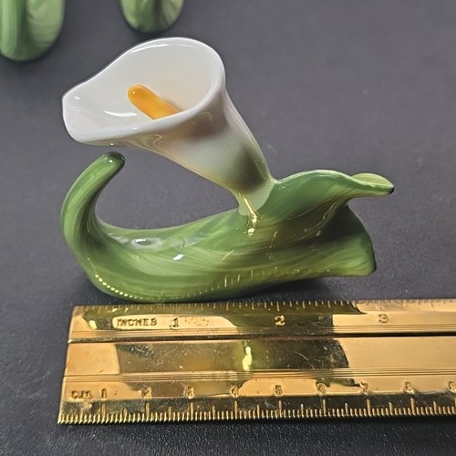 4 porta tovaglioli vintage PIA Bone China Calla Lily Filippine fiori decorativi - Foto 20 di 21