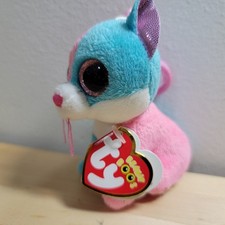 TY BEANIE BOOS - FIONA the CAT KEY CLIP - JUSTICE EXCLUSIVE -MINT with MINT TAGS