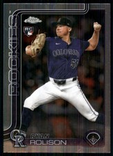 2025 Topps Chrome Update #USC123 Ryan Rolison RC Colorado Rockies 54101