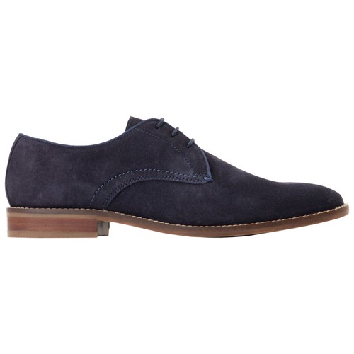 Base London Hombre Bronte Ante Zapatos Derby Estilo Informal Comodidad Verano - Imagen 8 de 16