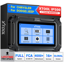 For Chrysler Dodge Jeep Xtool Ip500 Bi-directional Obd 2 Scanner Diagnostic Tool