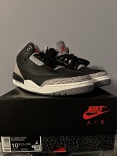 Nike Air Jordan 3 Retro OG 2024 Black Cement DN3707-010 Size 10.5